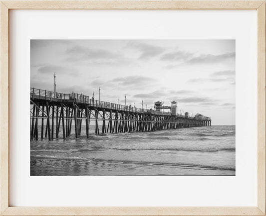 Oceanside Pier Black & White
