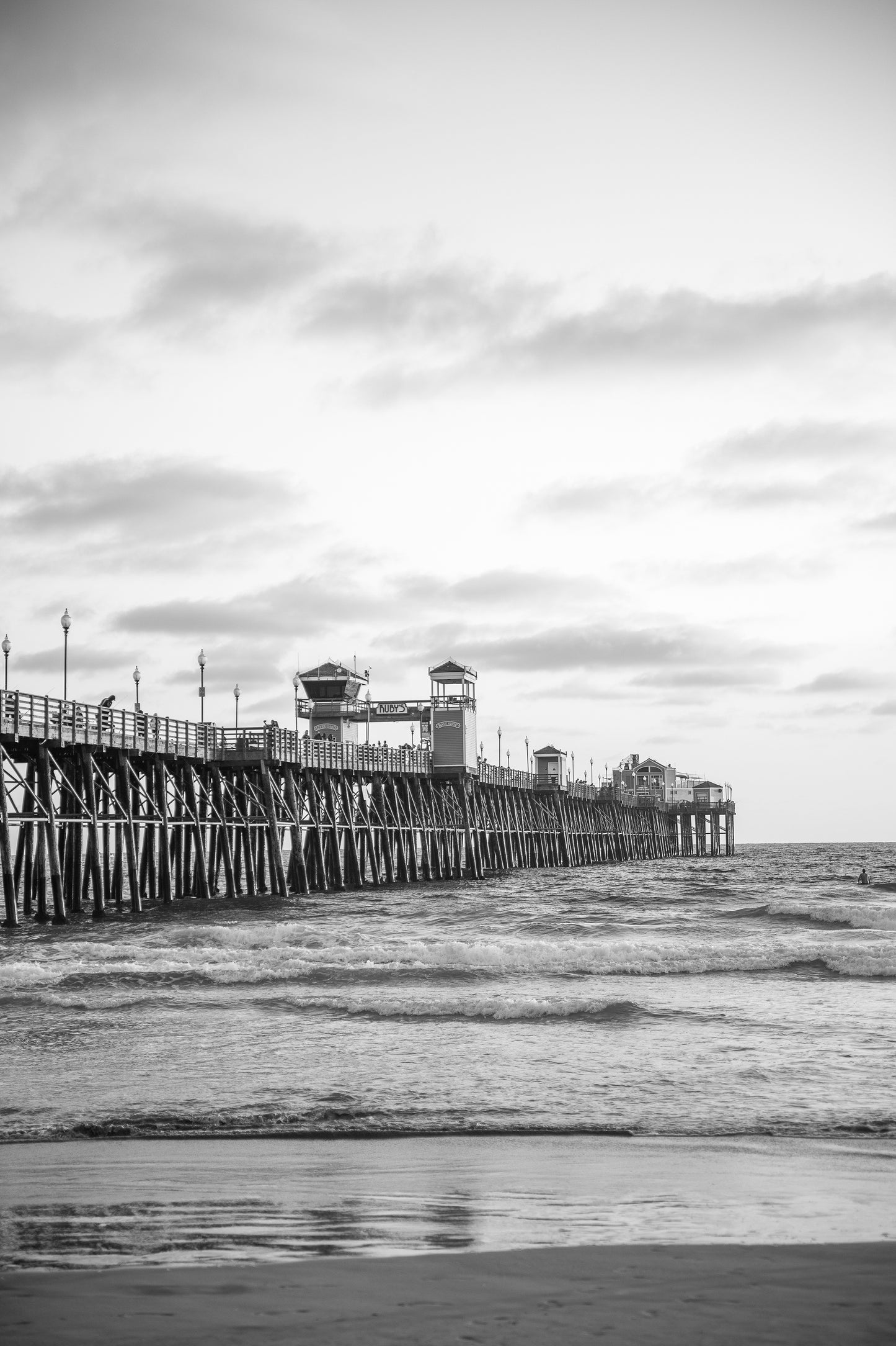 Oceanside Pier 2020 B&W