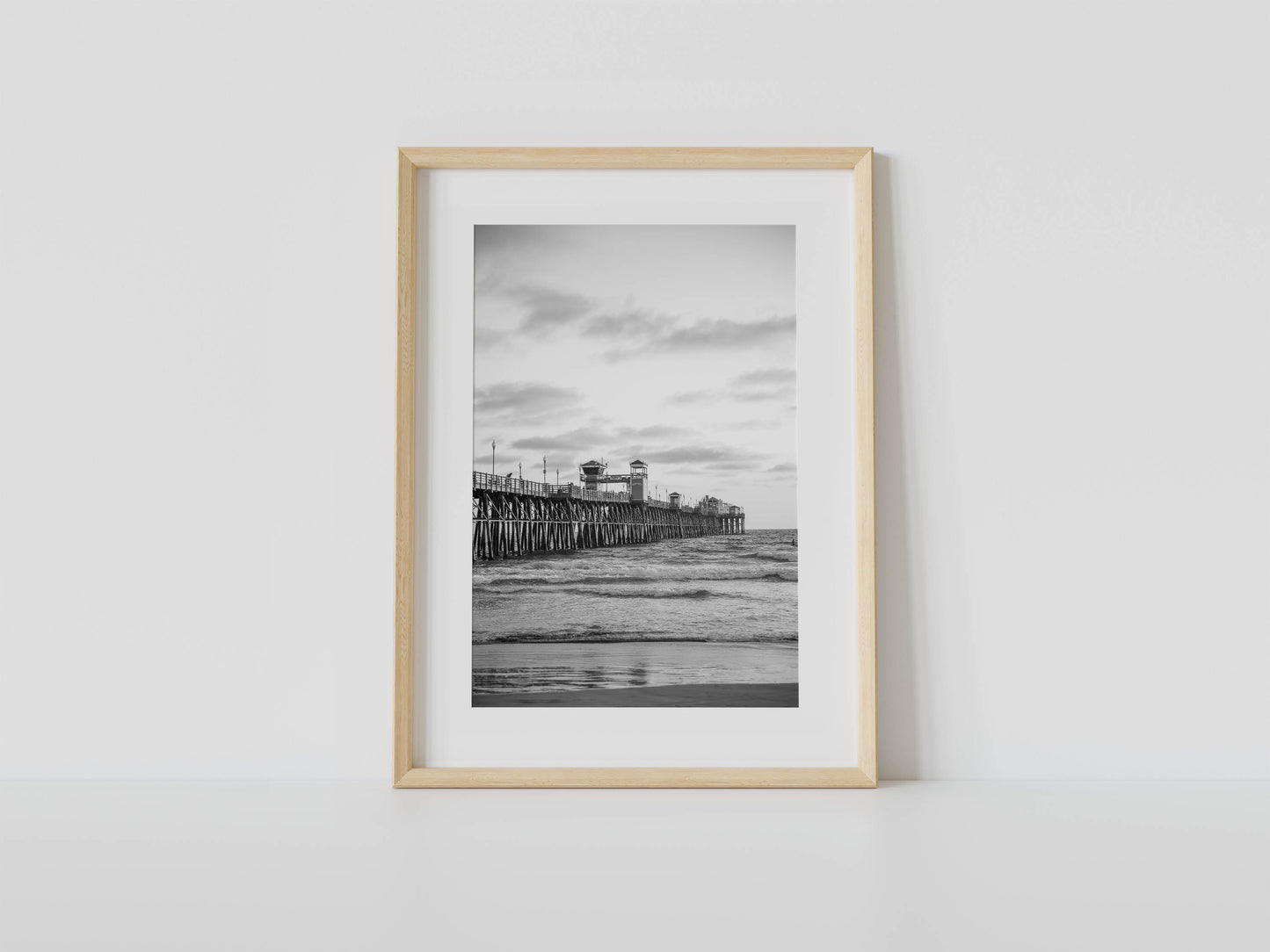Oceanside Pier 2020 B&W