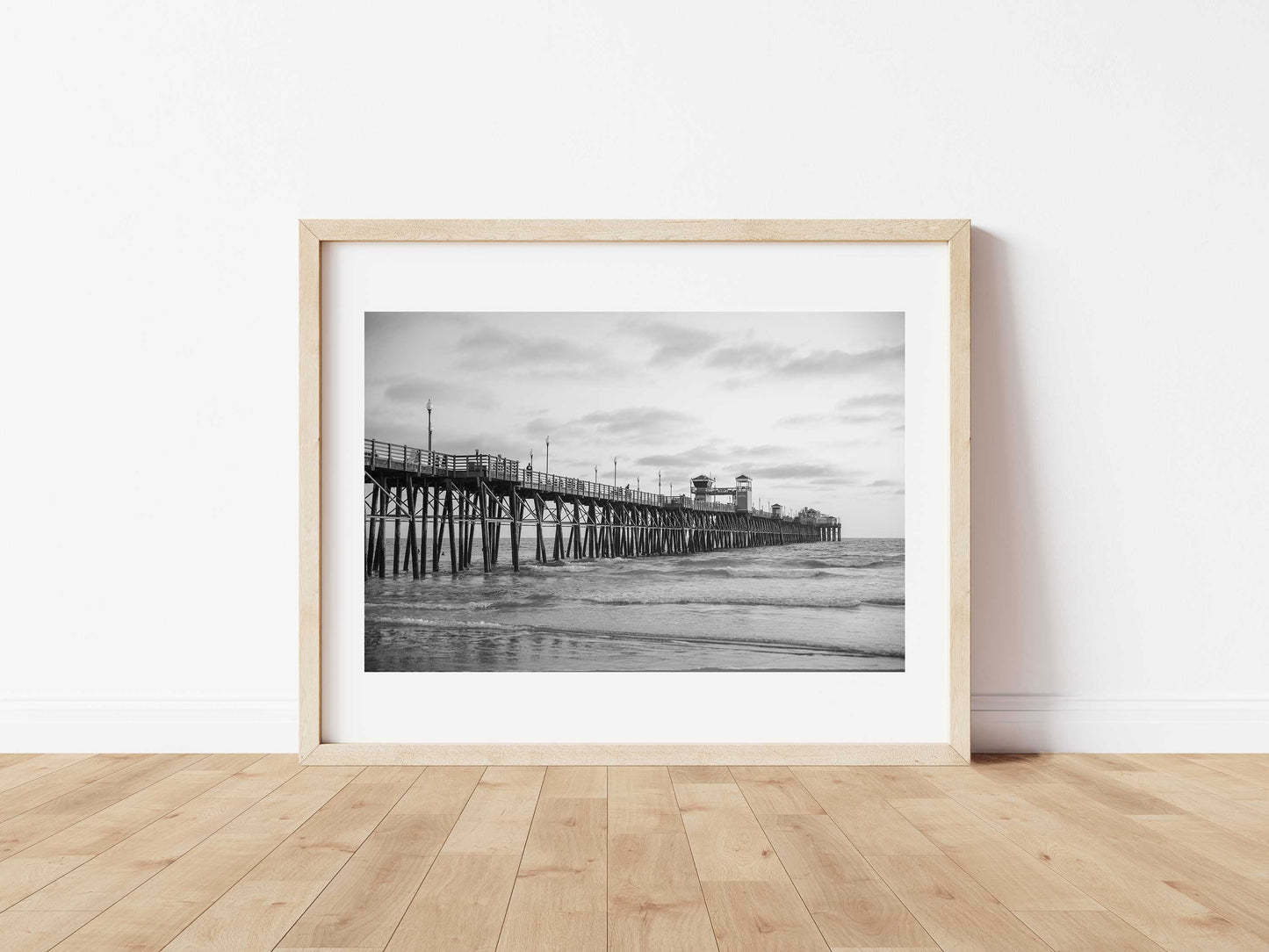 Oceanside Pier Black & White