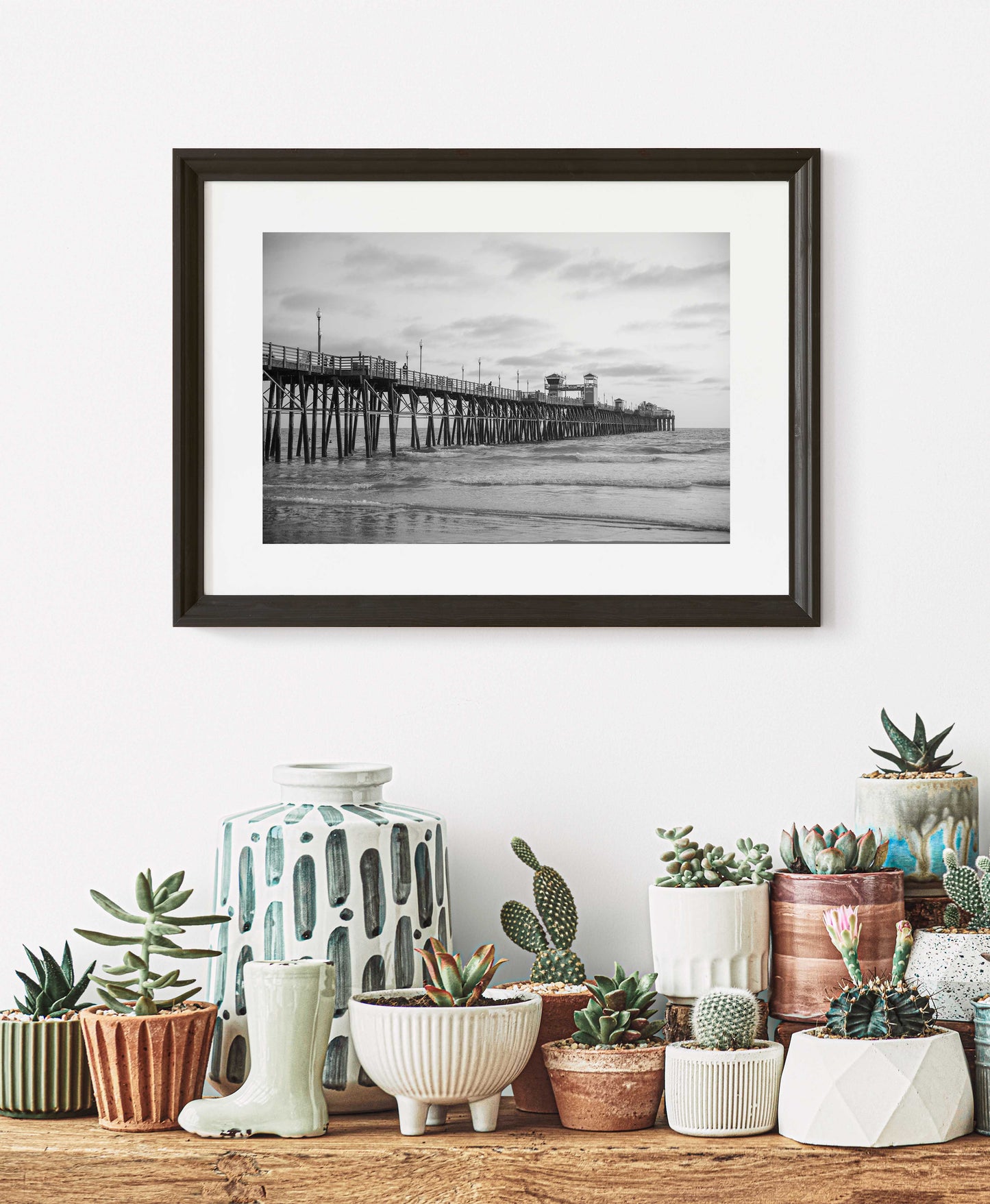 Oceanside Pier Black & White