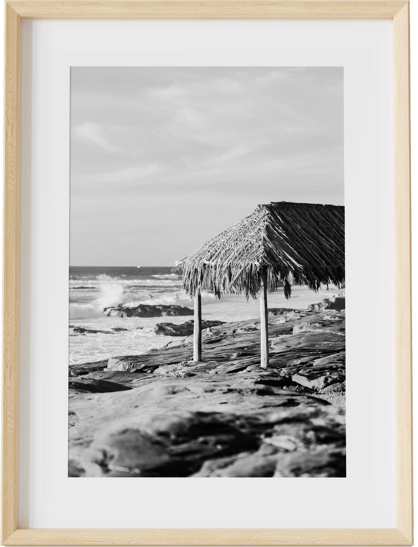 Windansea Hut B&W