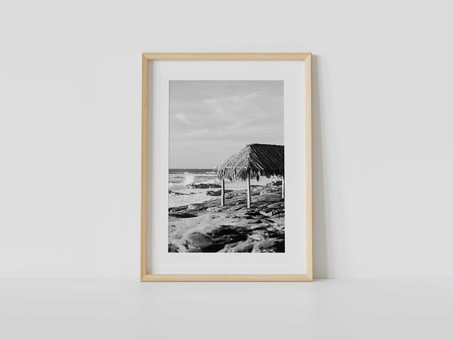 Windansea Hut B&W